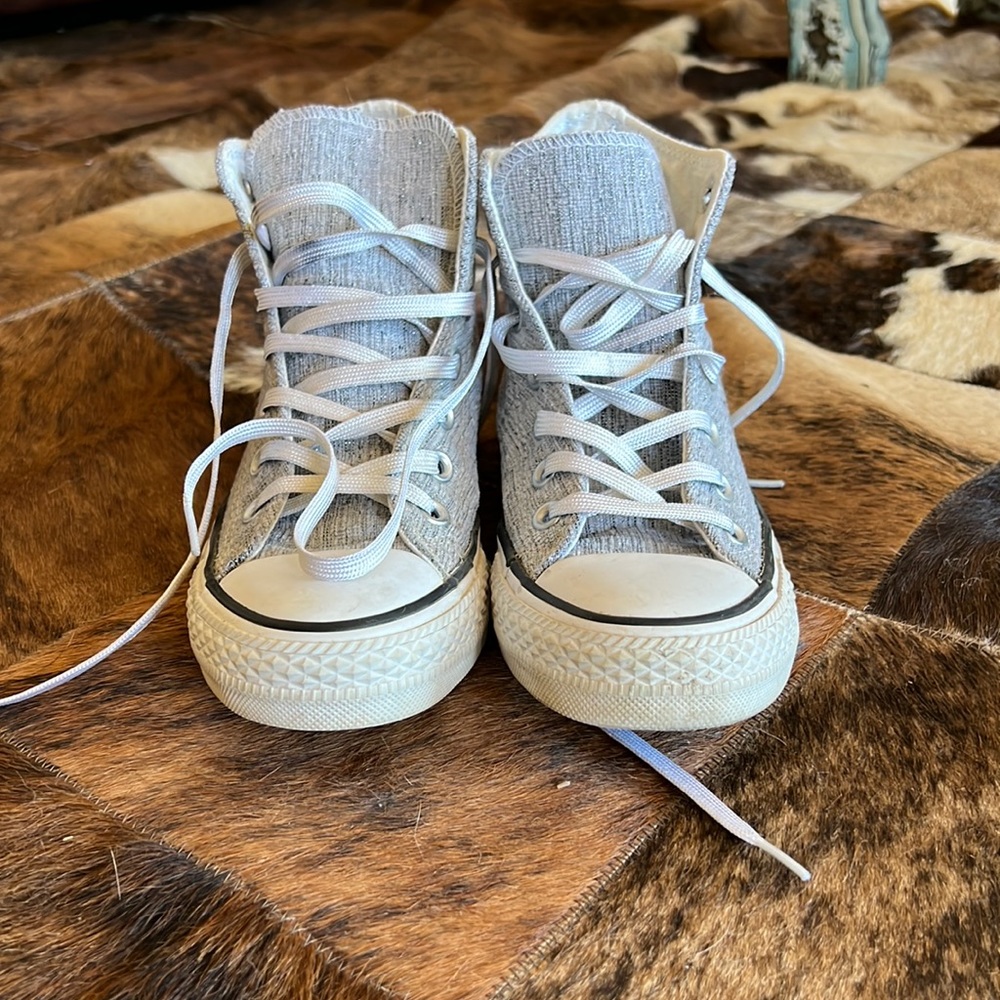 Converse high top All Star, Sparkly Grey